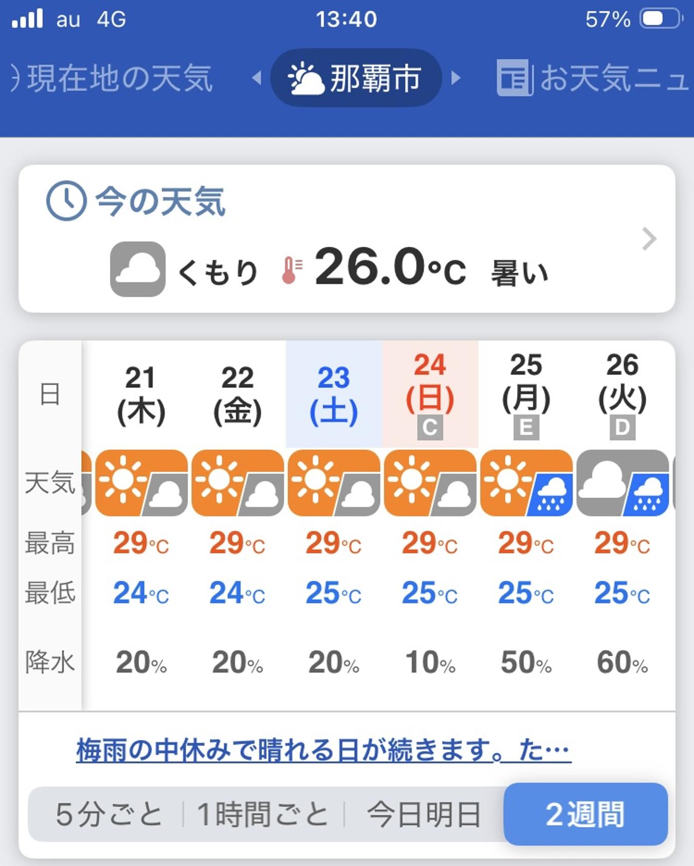 天気予報