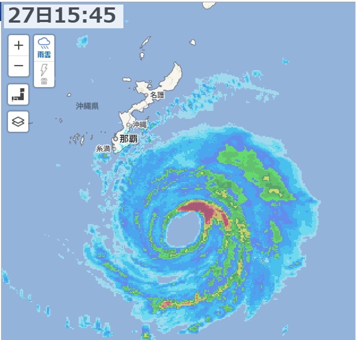 台風の今