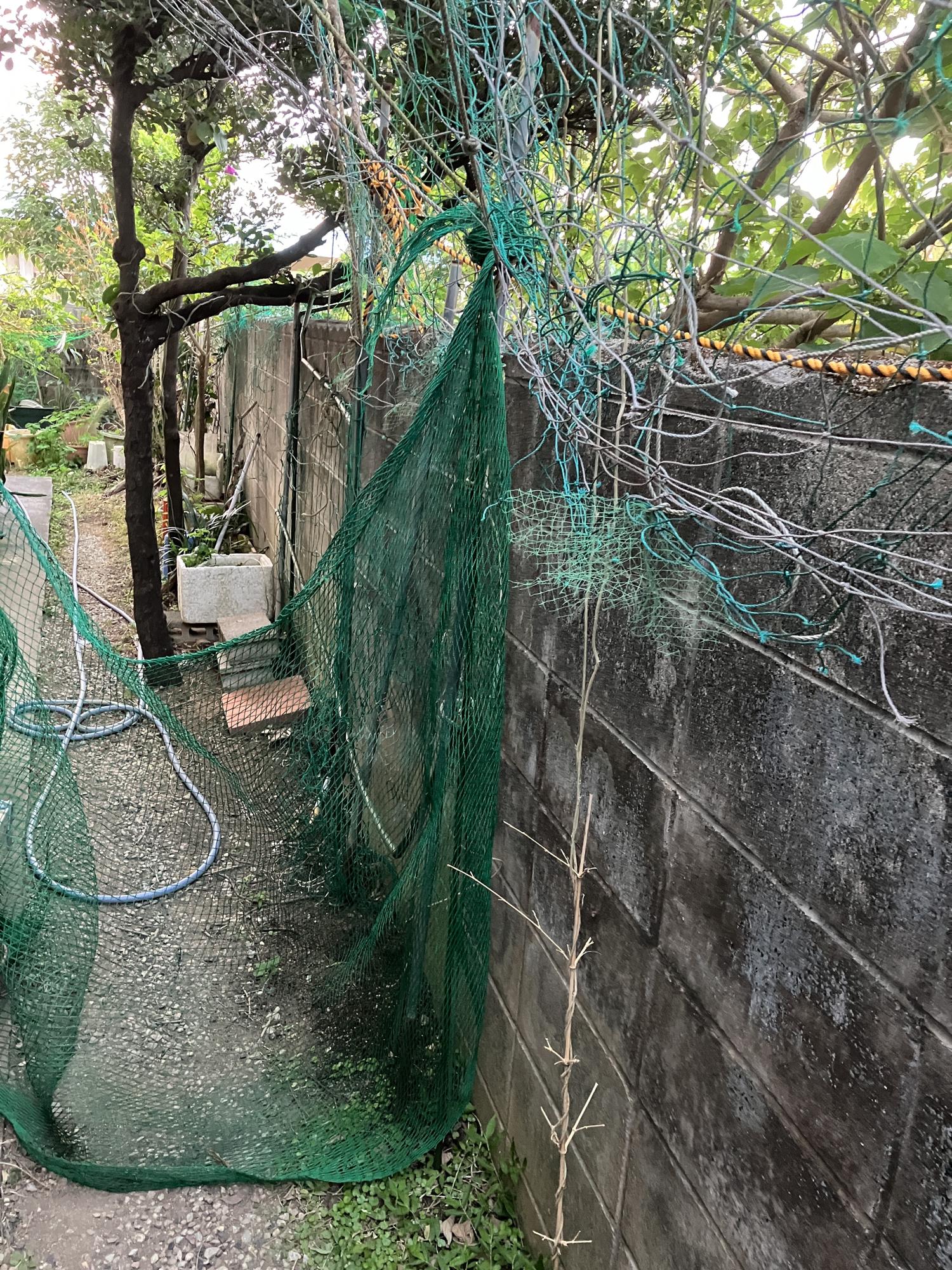 ネットで通路を防止